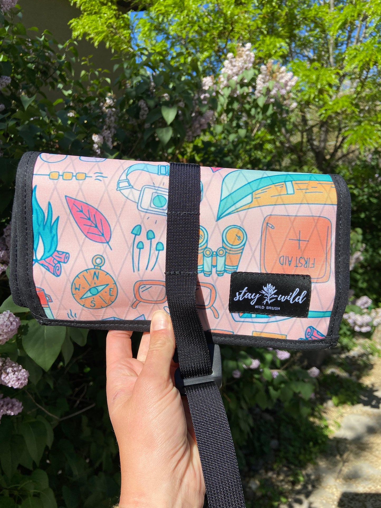 Summertime Campout Trifold Storage Bag