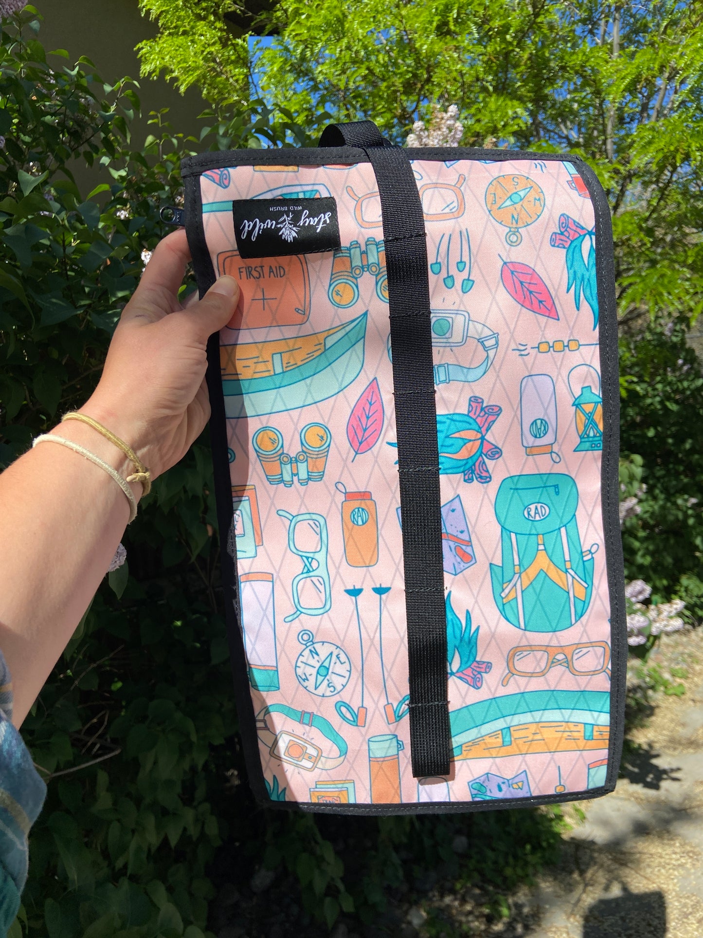 Summertime Campout Trifold Storage Bag