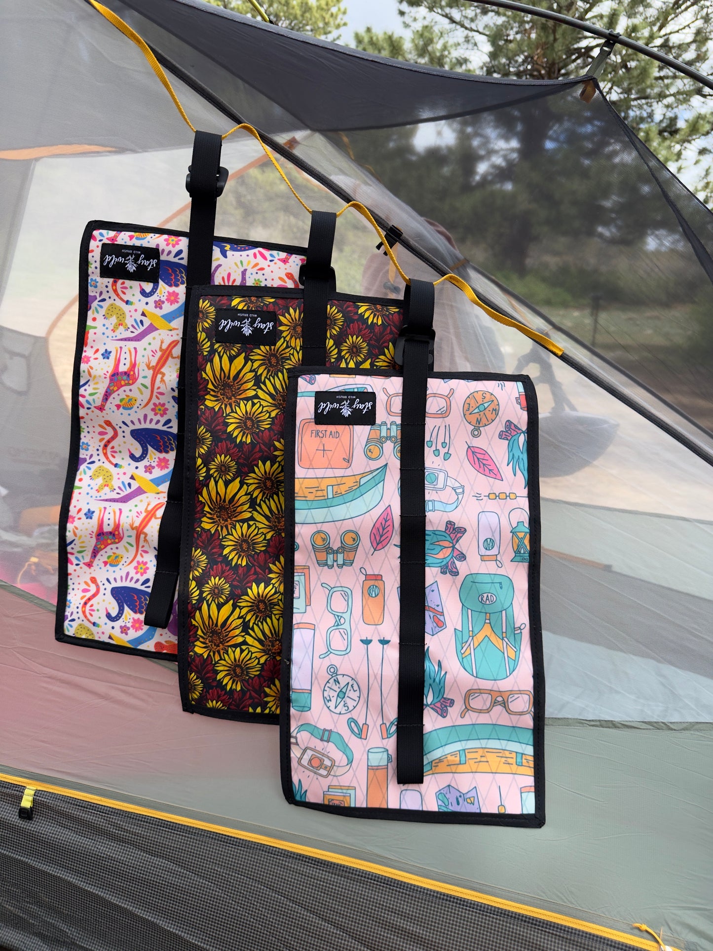Summertime Campout Trifold Storage Bag