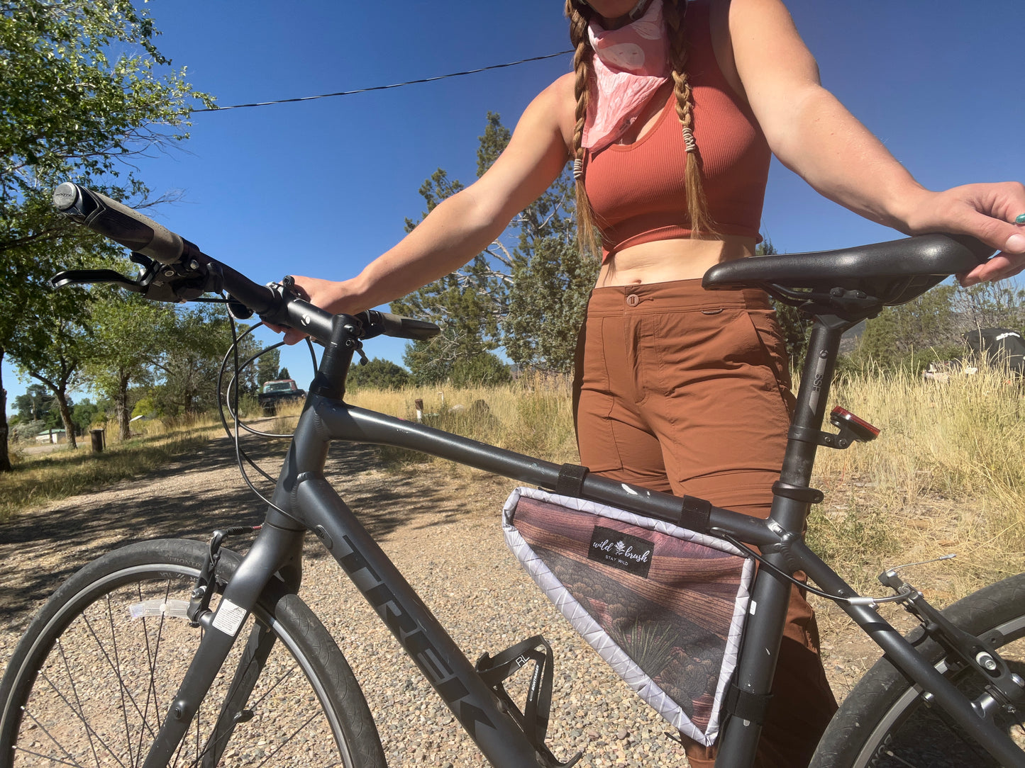 Red Valleys Medium Frame Bag