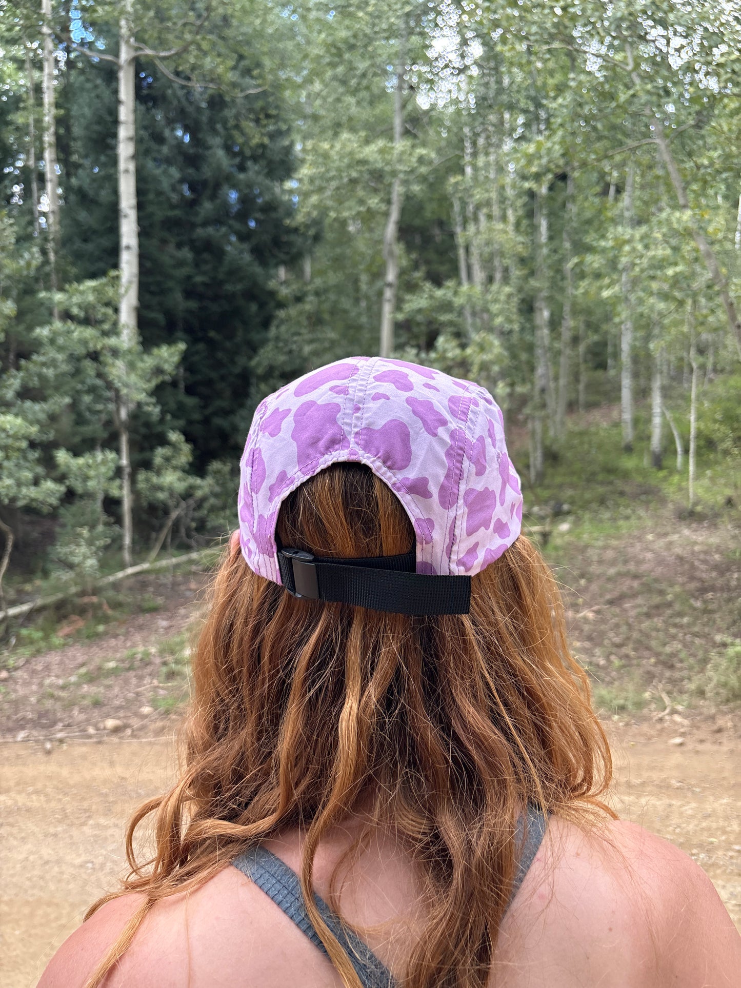 Purple Cow All Over 5-Panel