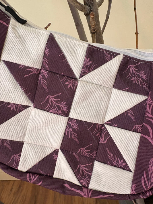 Quilted Desert Lily Doughboi Crescent Bag