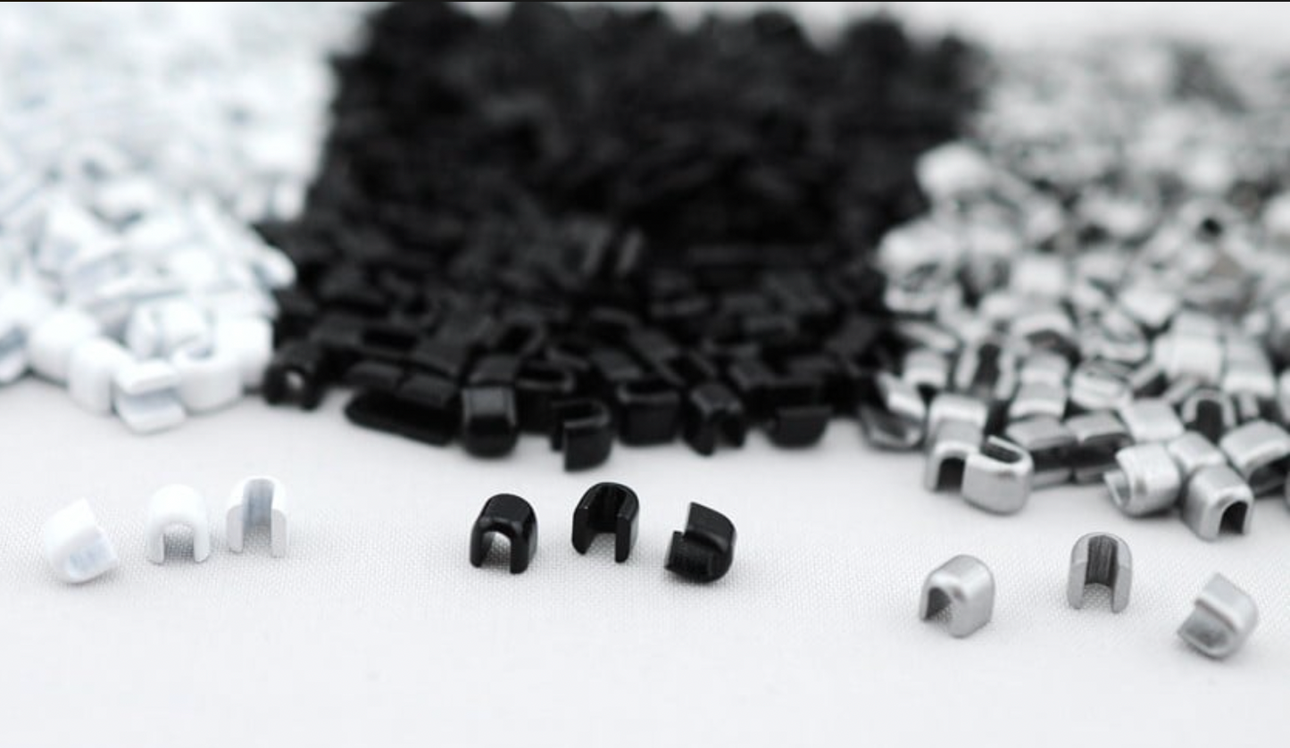 YKK® "U" Shaped Zipper Top Stops- Black