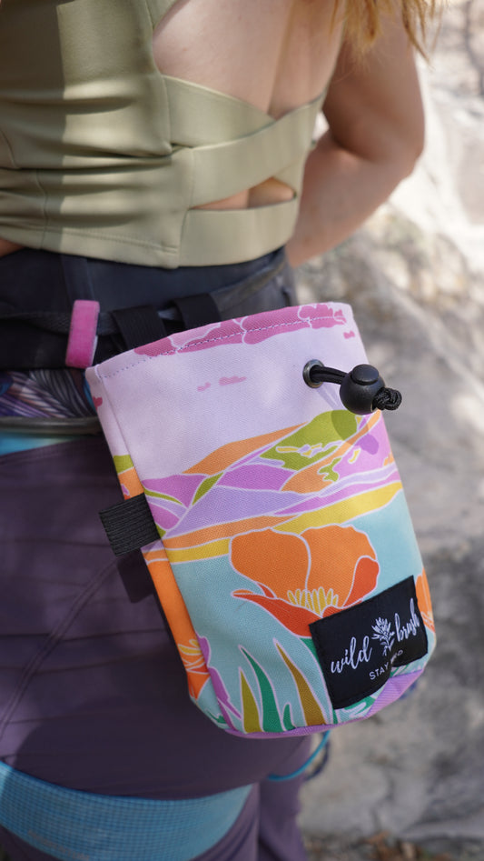 Marin Poppies Chalk Bag