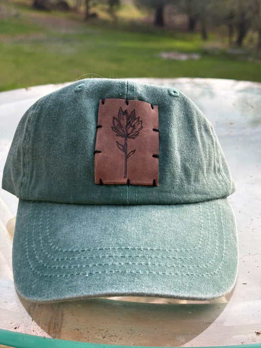Castillea Leather Patch Dad Hat