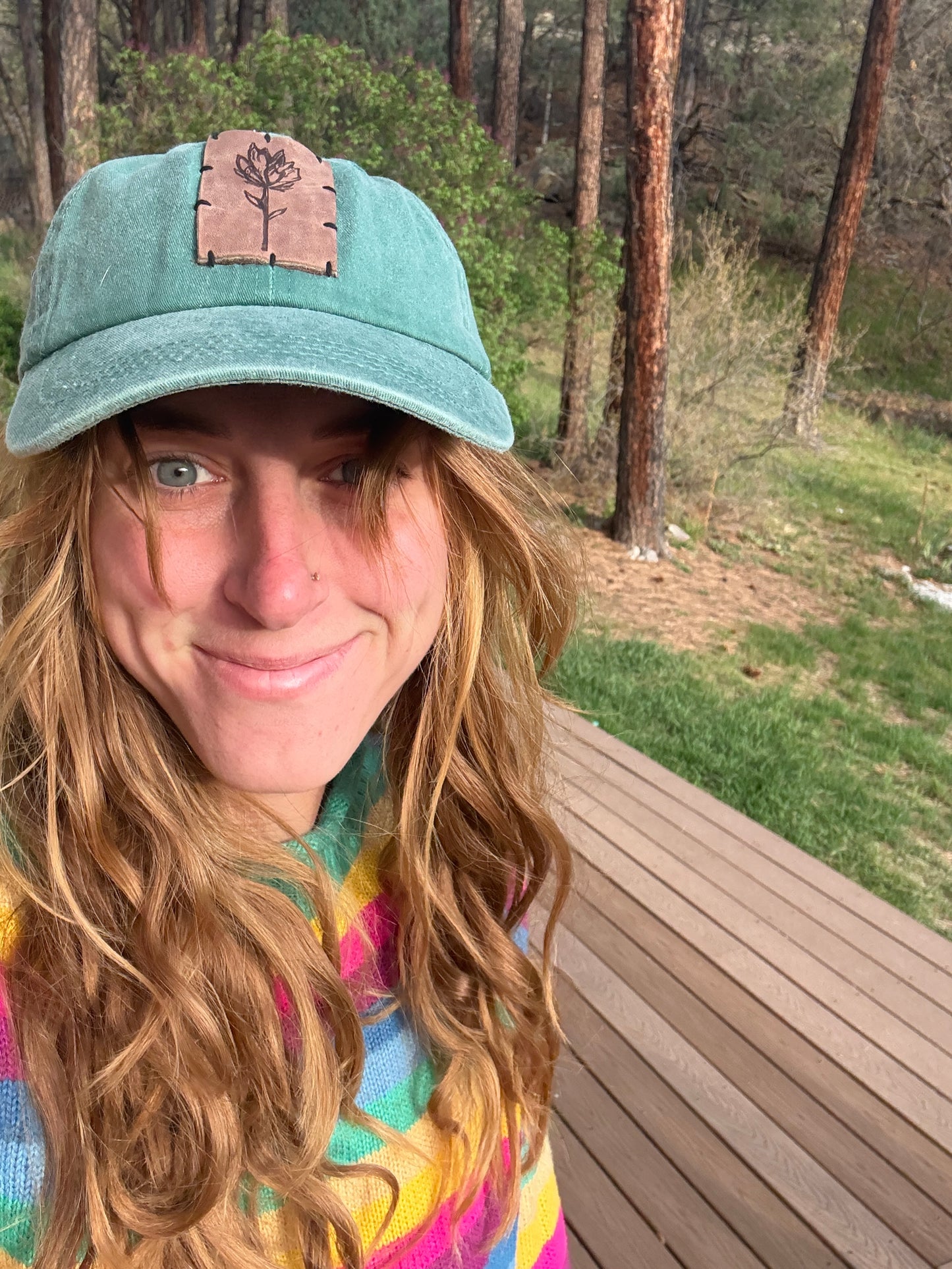 Colorado Trail Leather Patch Dad Hat