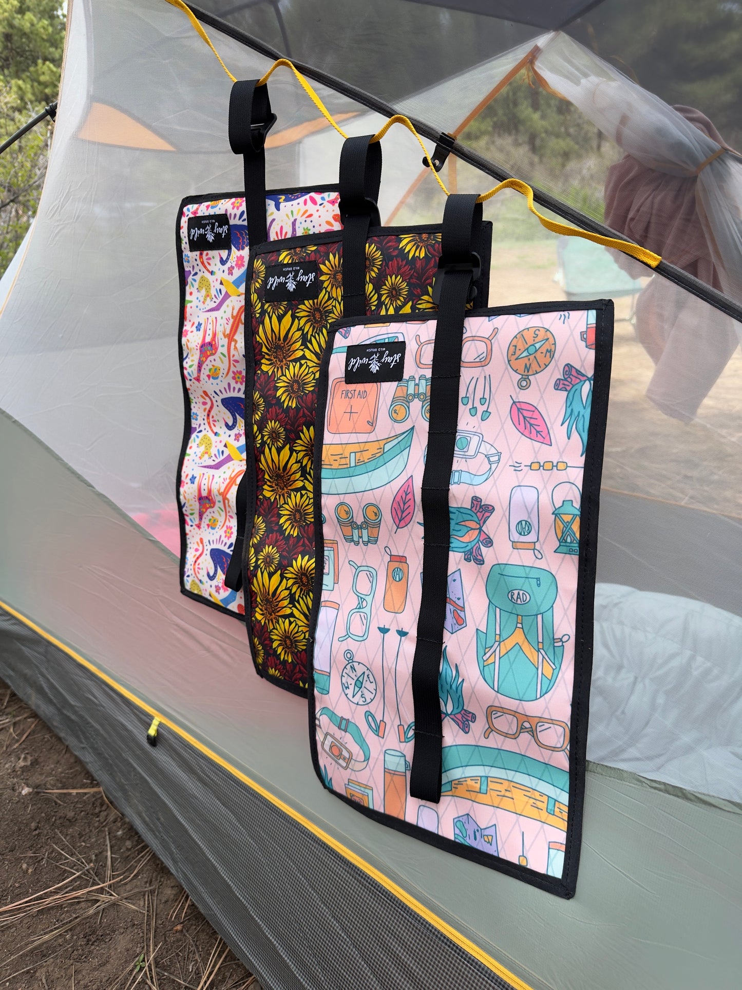Summertime Campout Trifold Storage Bag