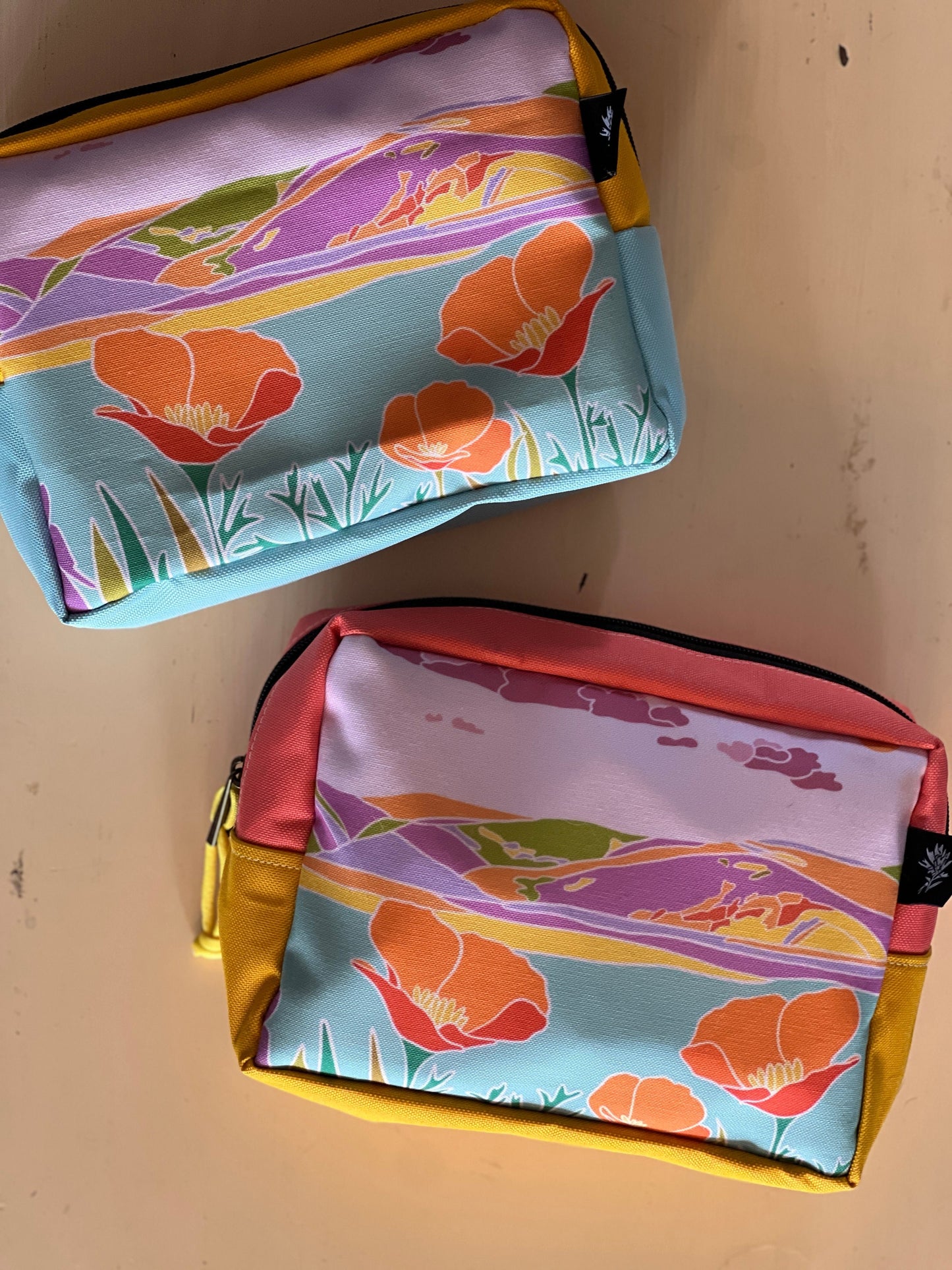 Marin Poppies Dopp Kit