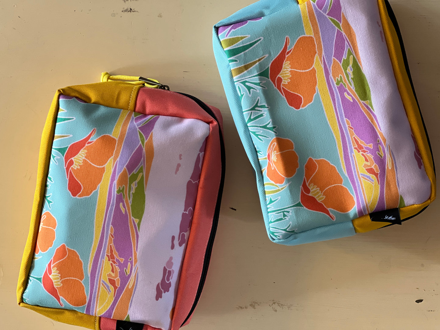 Marin Poppies Dopp Kit