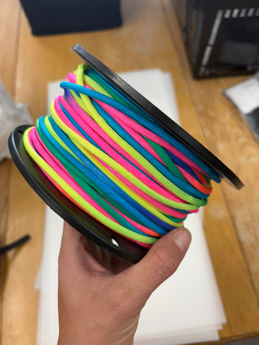 Rainbow 550 nylon paracord