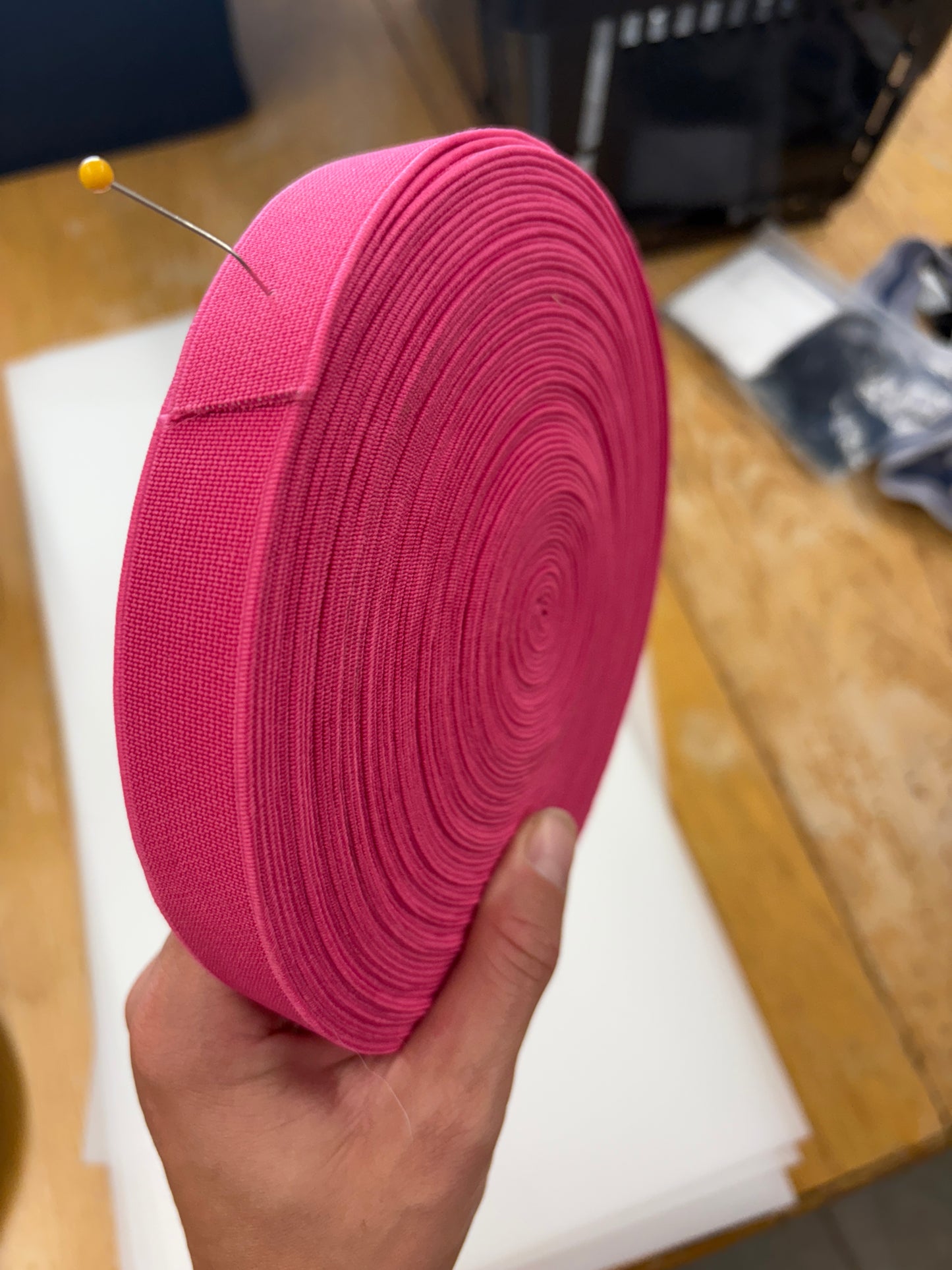 1 inch pink elastic