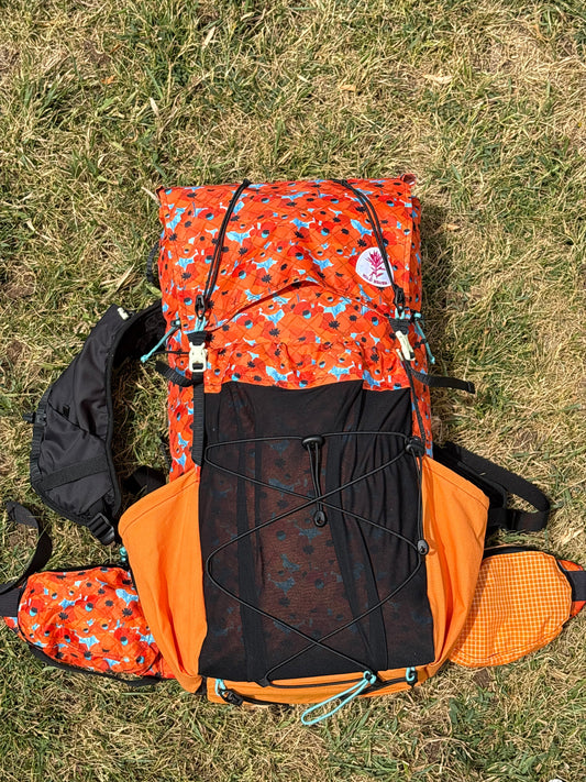 California Poppies Glow 45L Ultralight Backpack