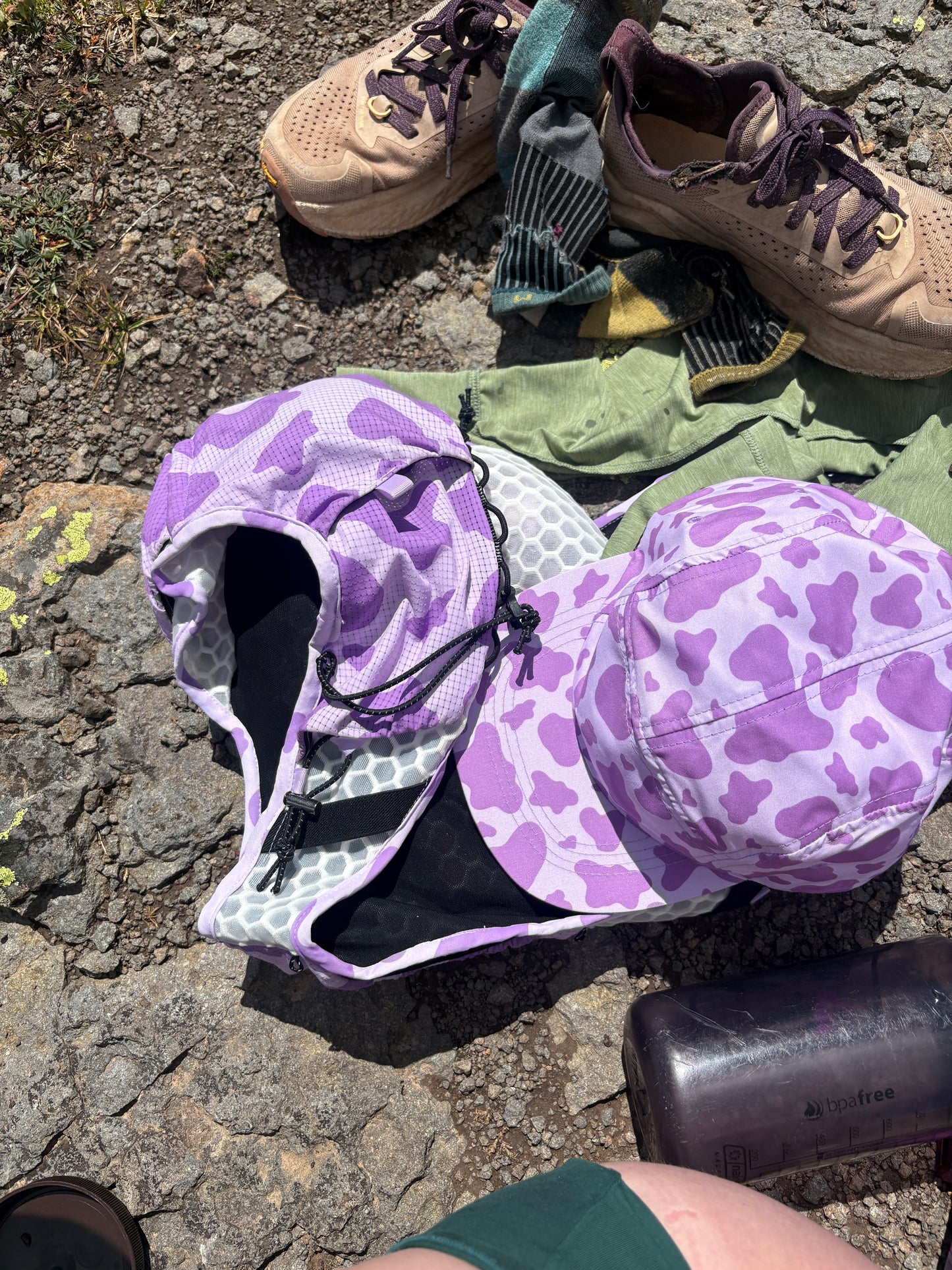 Purple Cow All Over 5-Panel