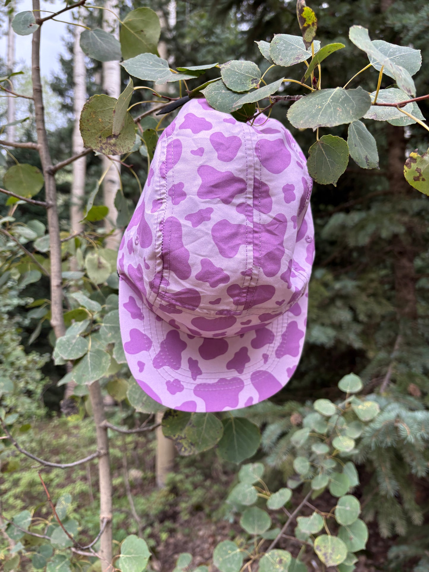 Purple Cow All Over 5-Panel