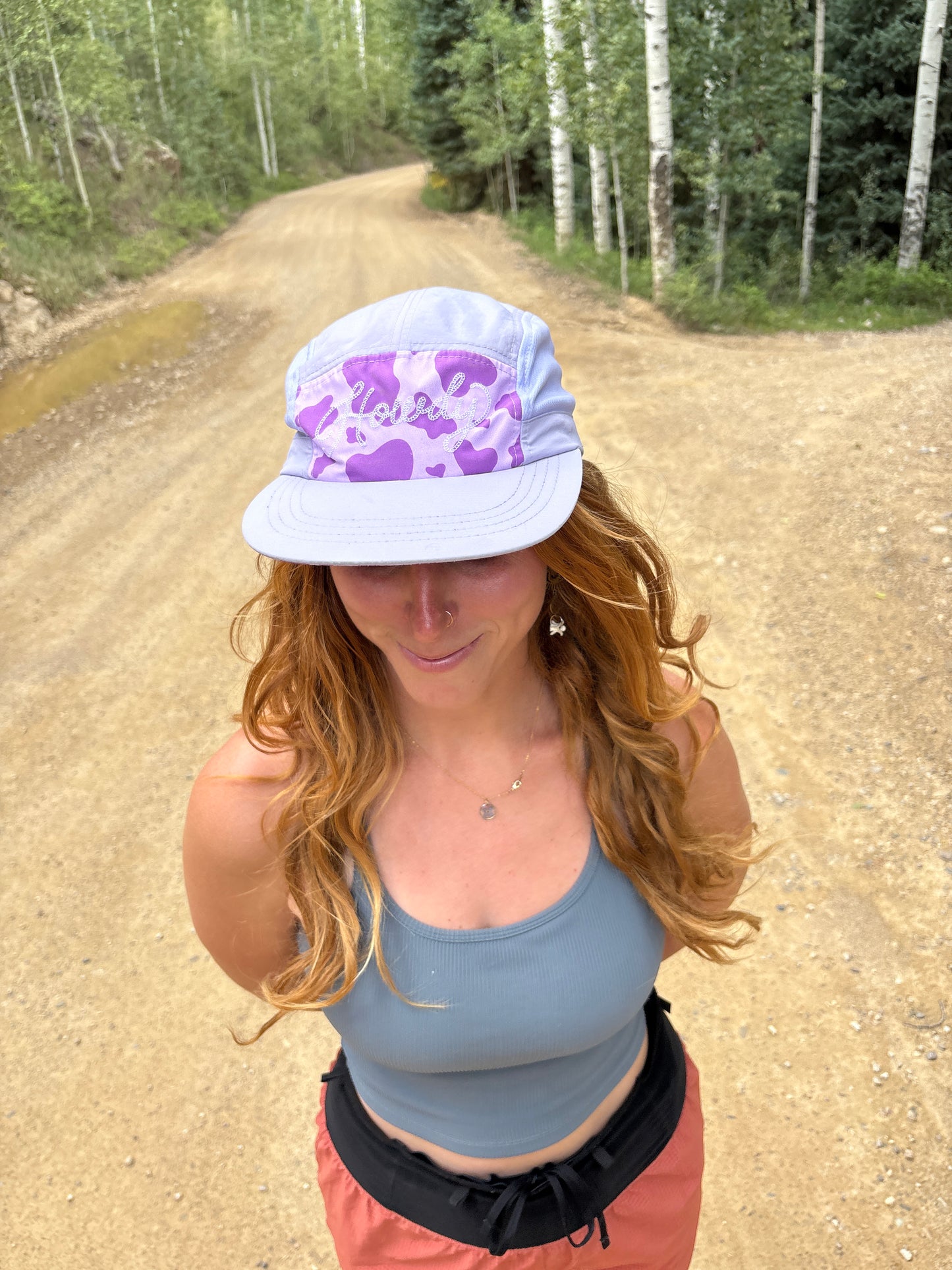 Howdy Purple Cow Mesh 5-Panel