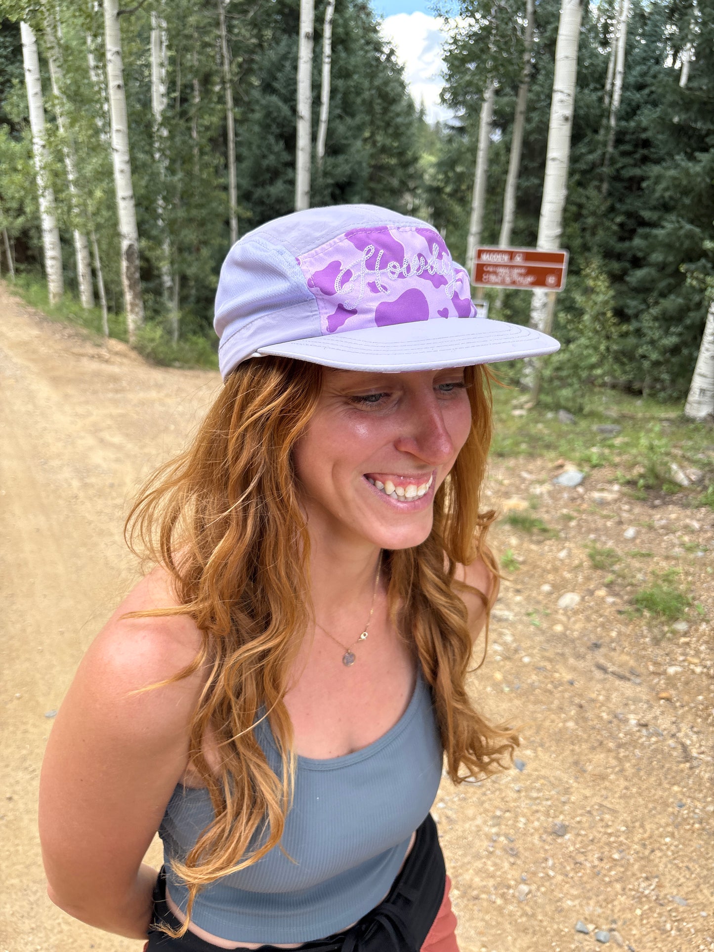 Howdy Purple Cow Mesh 5-Panel