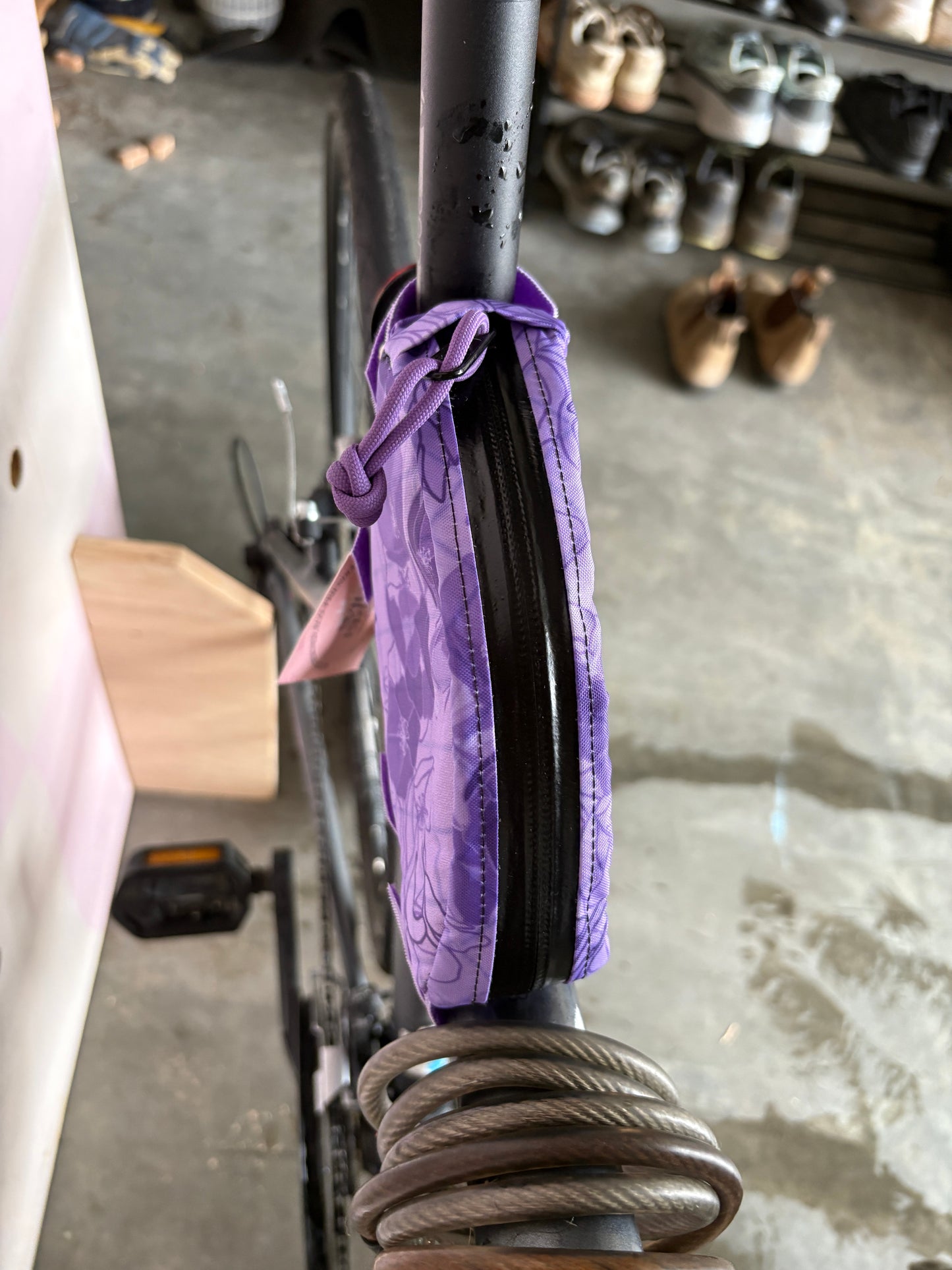 Lavender Haze Rear Top Tube Bag
