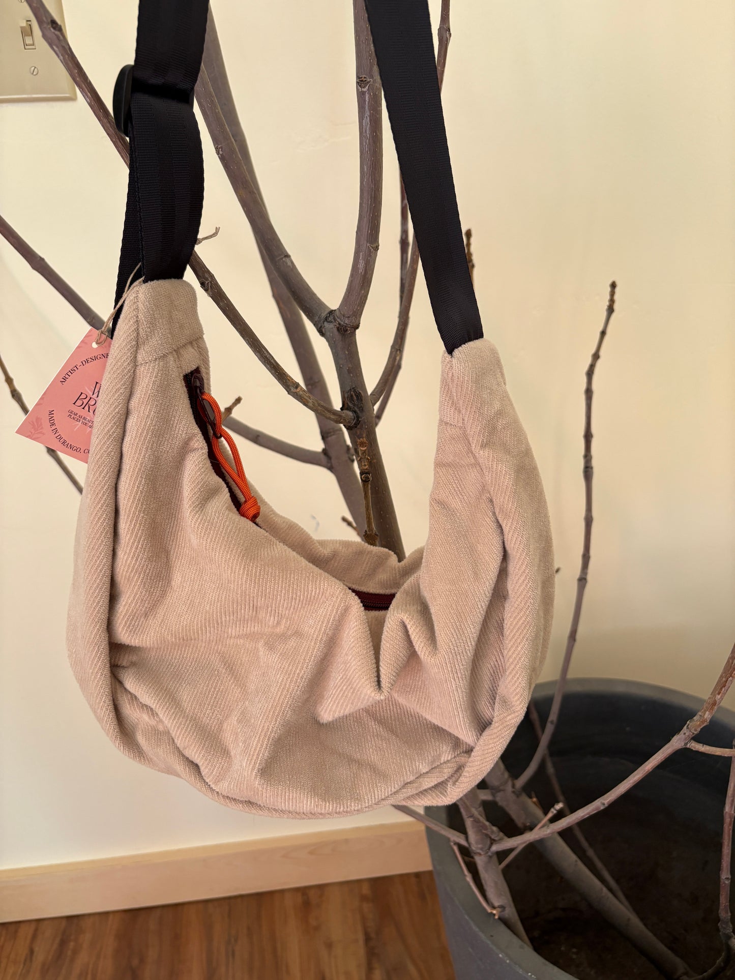 Corduroy Doughboi Crescent Bag