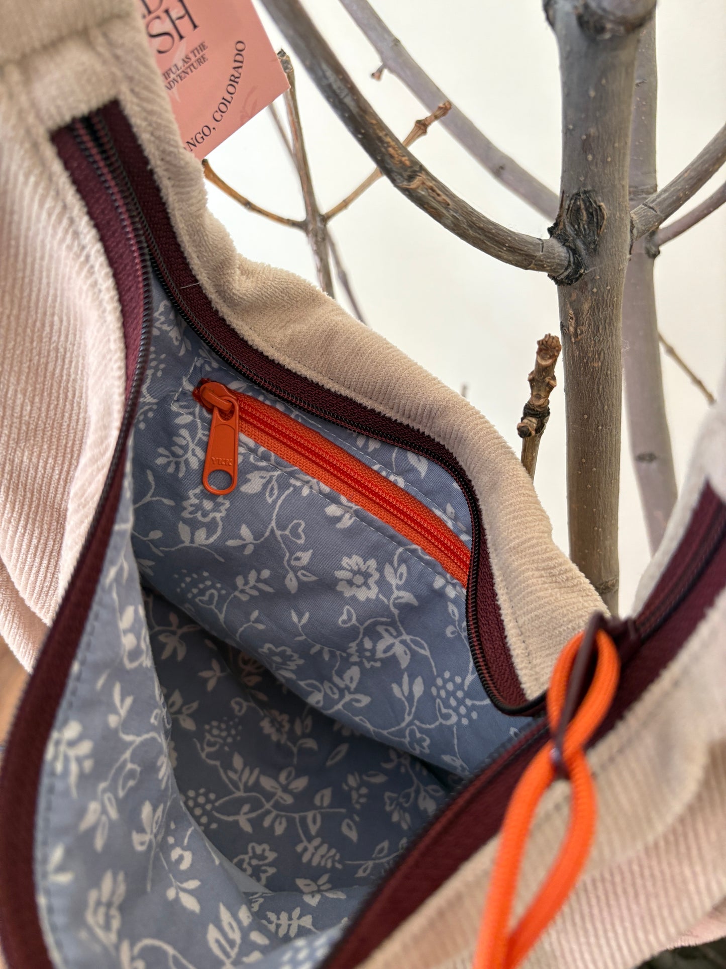 Corduroy Doughboi Crescent Bag