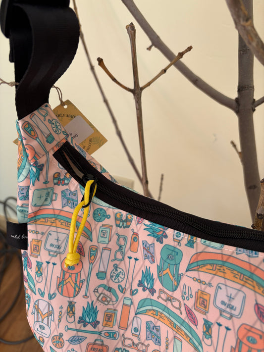 Summertime Campout Doughboi Crescent Bag