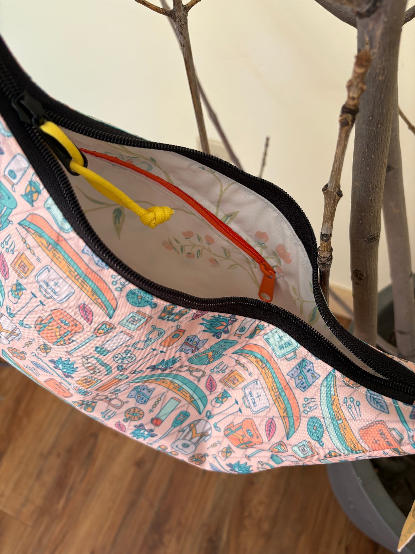 Summertime Campout Doughboi Crescent Bag