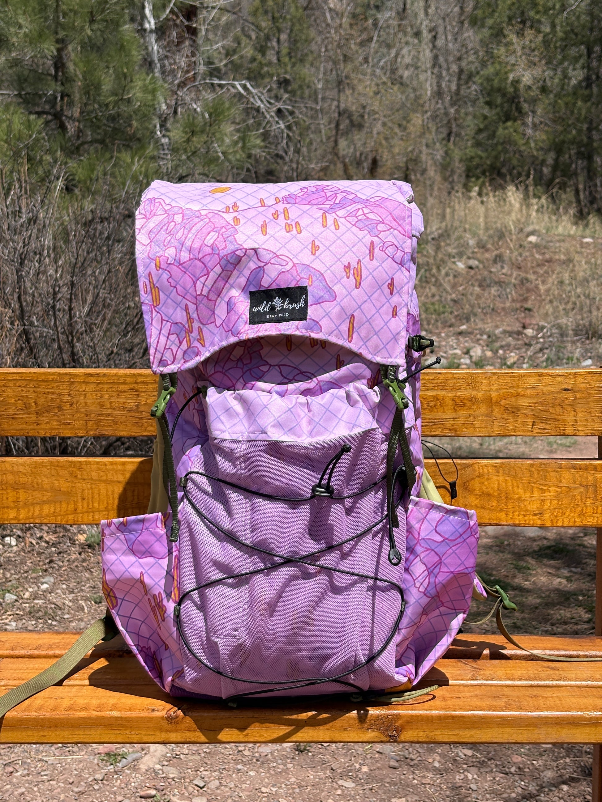 Saguaro Glow 45L Ultralight Backpack – Wild Brush Saguaro Glow 45L Ultralight Backpack – Wild Brush