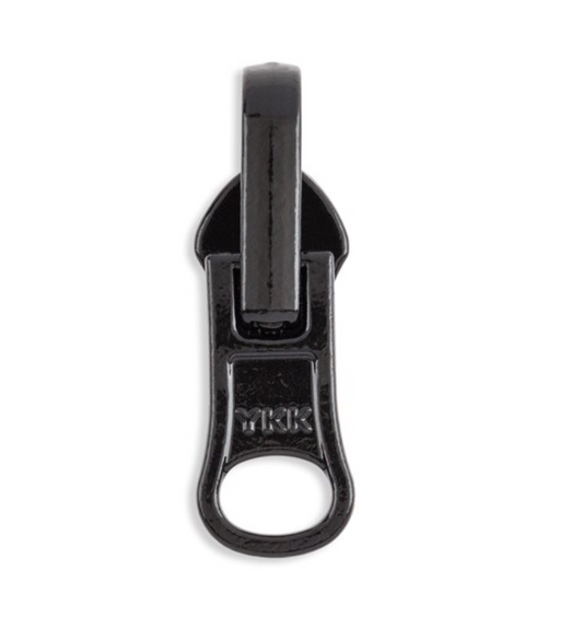 YKK #5 Nylon Coil Reversible Zipper Pulls - 10/Pack - Black (580)