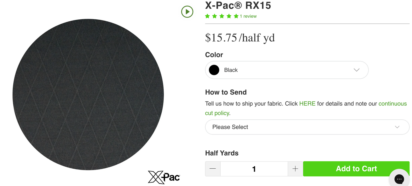 X-Pac RX15 by the yard