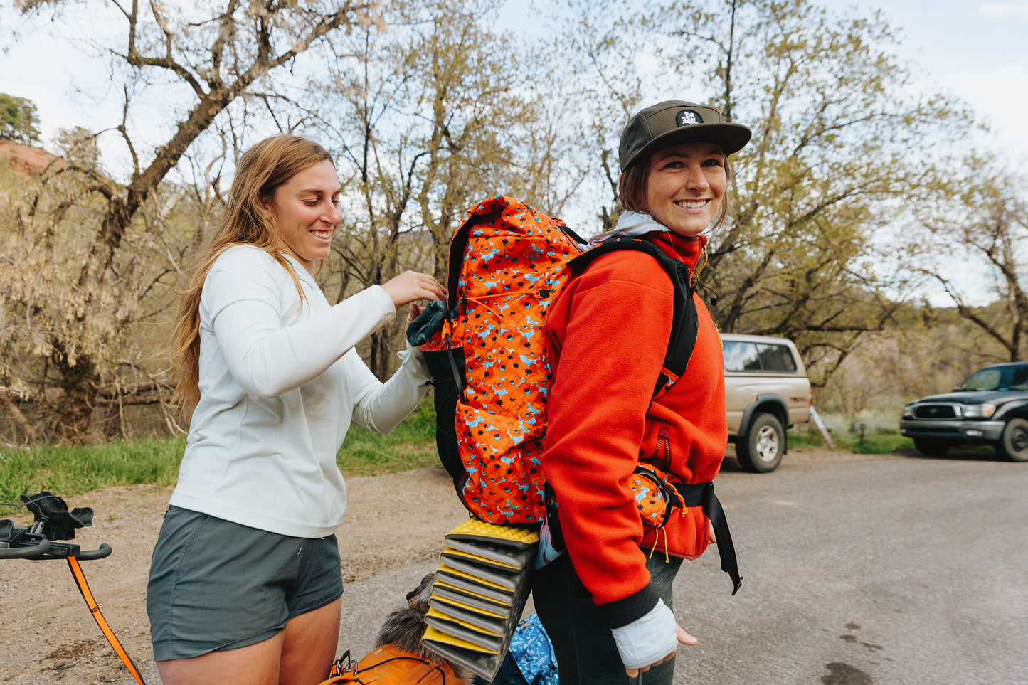 California Poppies Glow 45L Ultralight Backpack