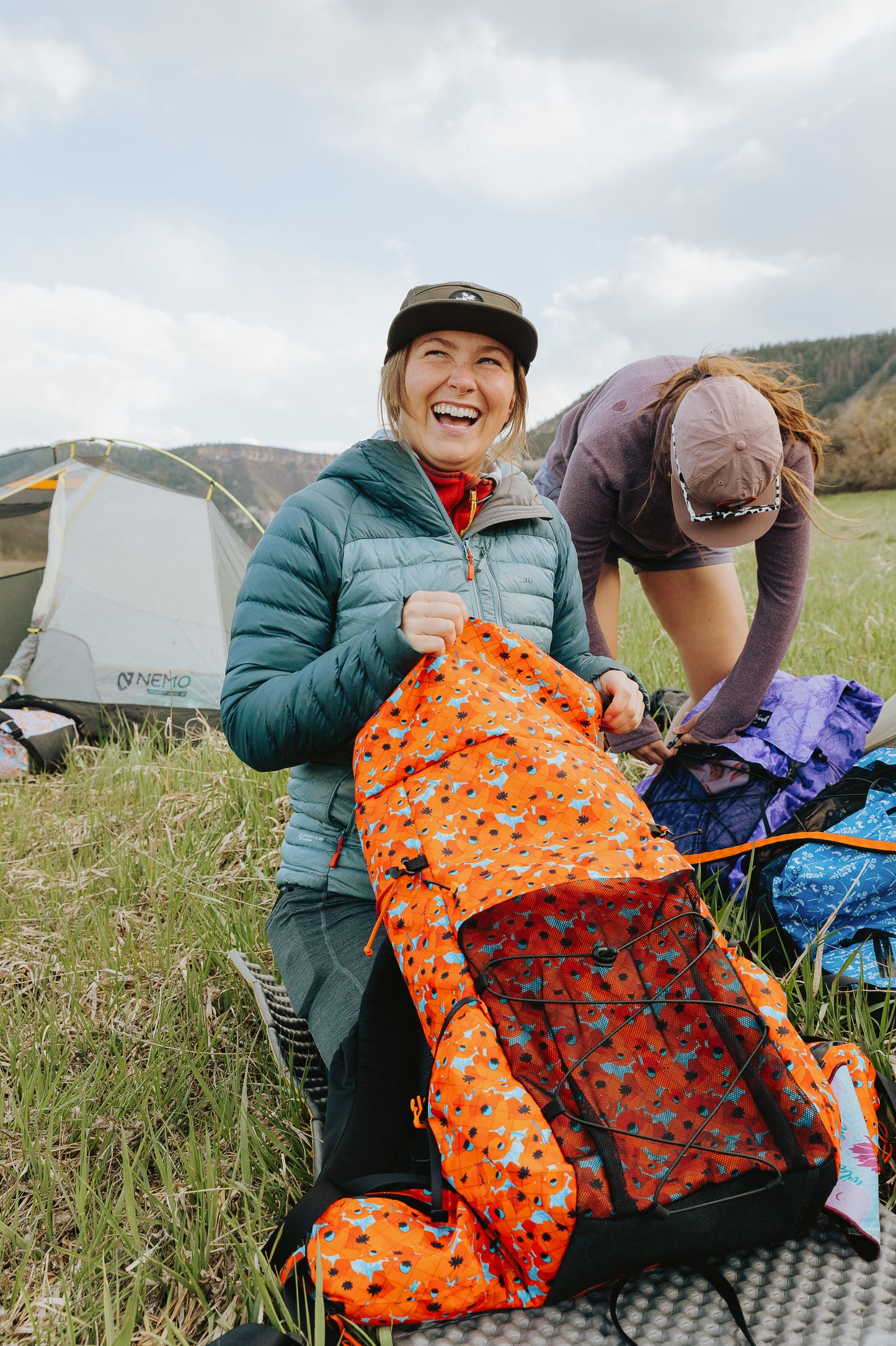 California Poppies Glow 45L Ultralight Backpack