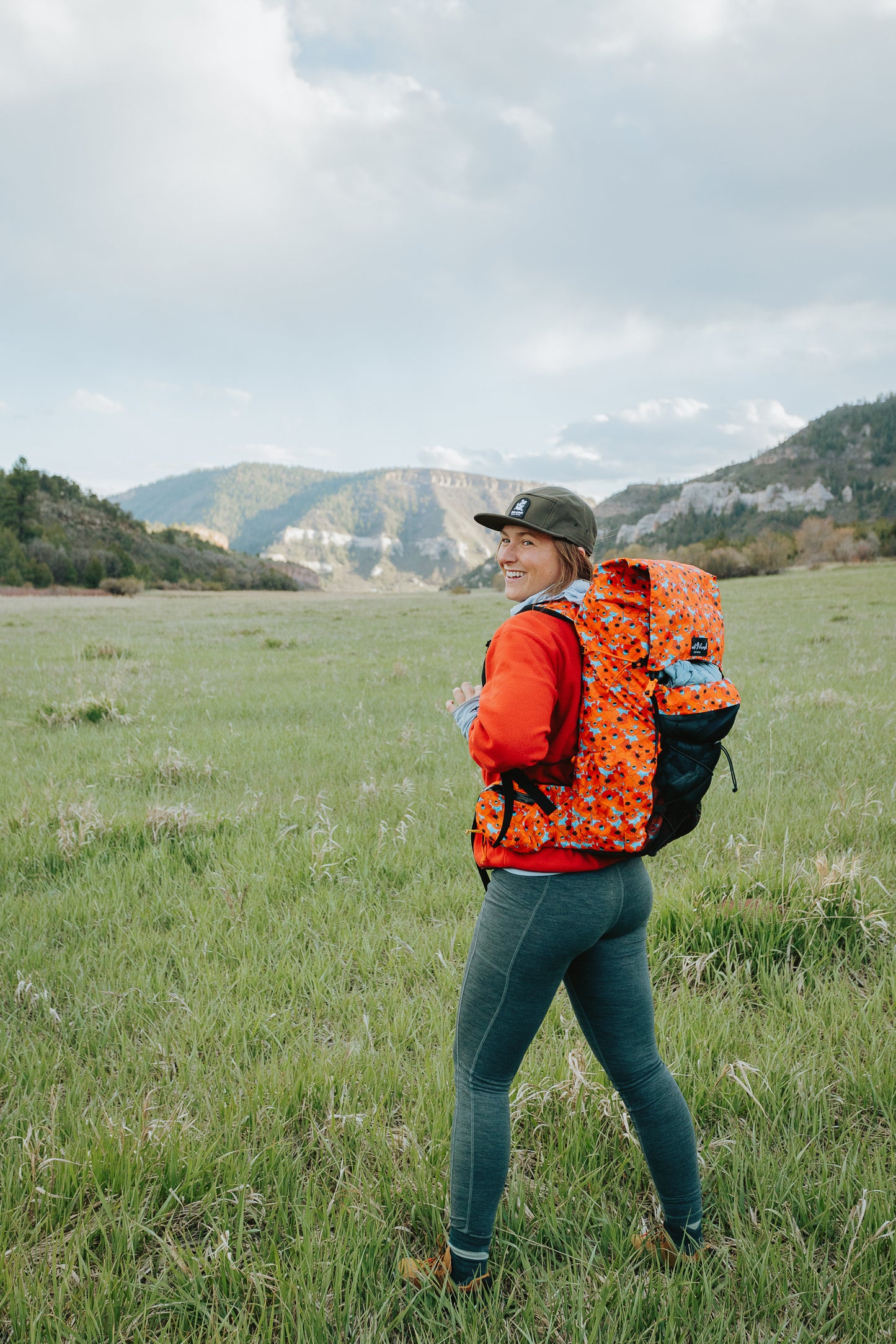 California Poppies Glow 45L Ultralight Backpack