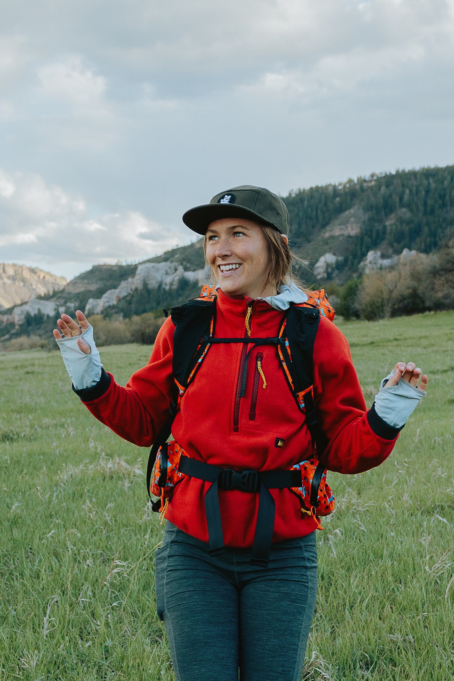 California Poppies Glow 45L Ultralight Backpack