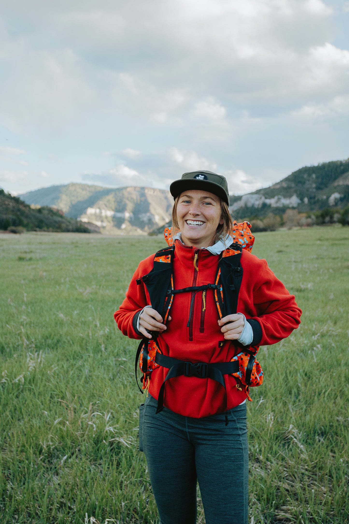 California Poppies Glow 45L Ultralight Backpack