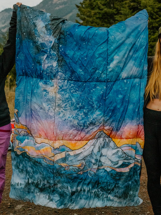 Mount Hood Down Blanket